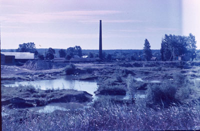 Вид на кирпичный завод. 1988 г.