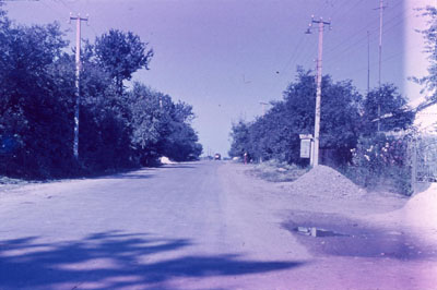 Одна из улиц села.1993 г.